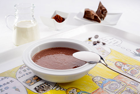 Schokoladen-Milch-Suppe