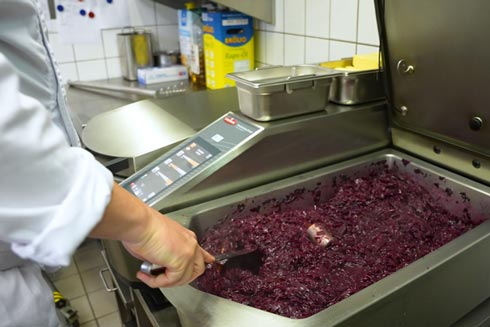 Rotkohl im Kinderheim