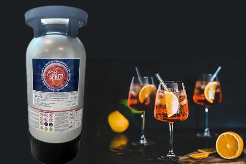 Piu Spritz aus dem Fass