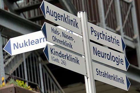 Fachgebiete Krankenhäuser