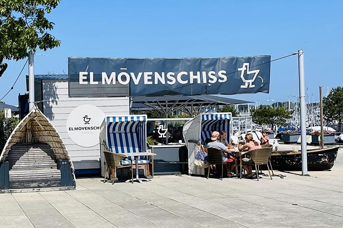 El Möwenschiss Terrasse