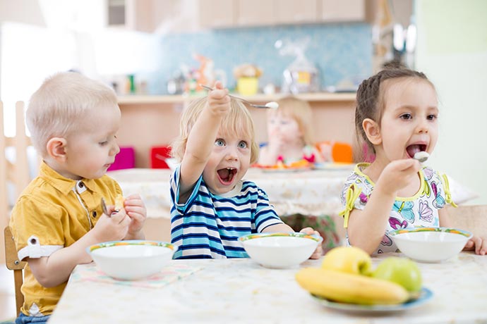 Gesünder essen in der Kindertagesstätte