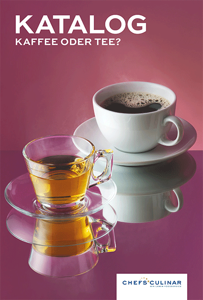 2025 Katalog Heißgetränke Tee oder Kaffee