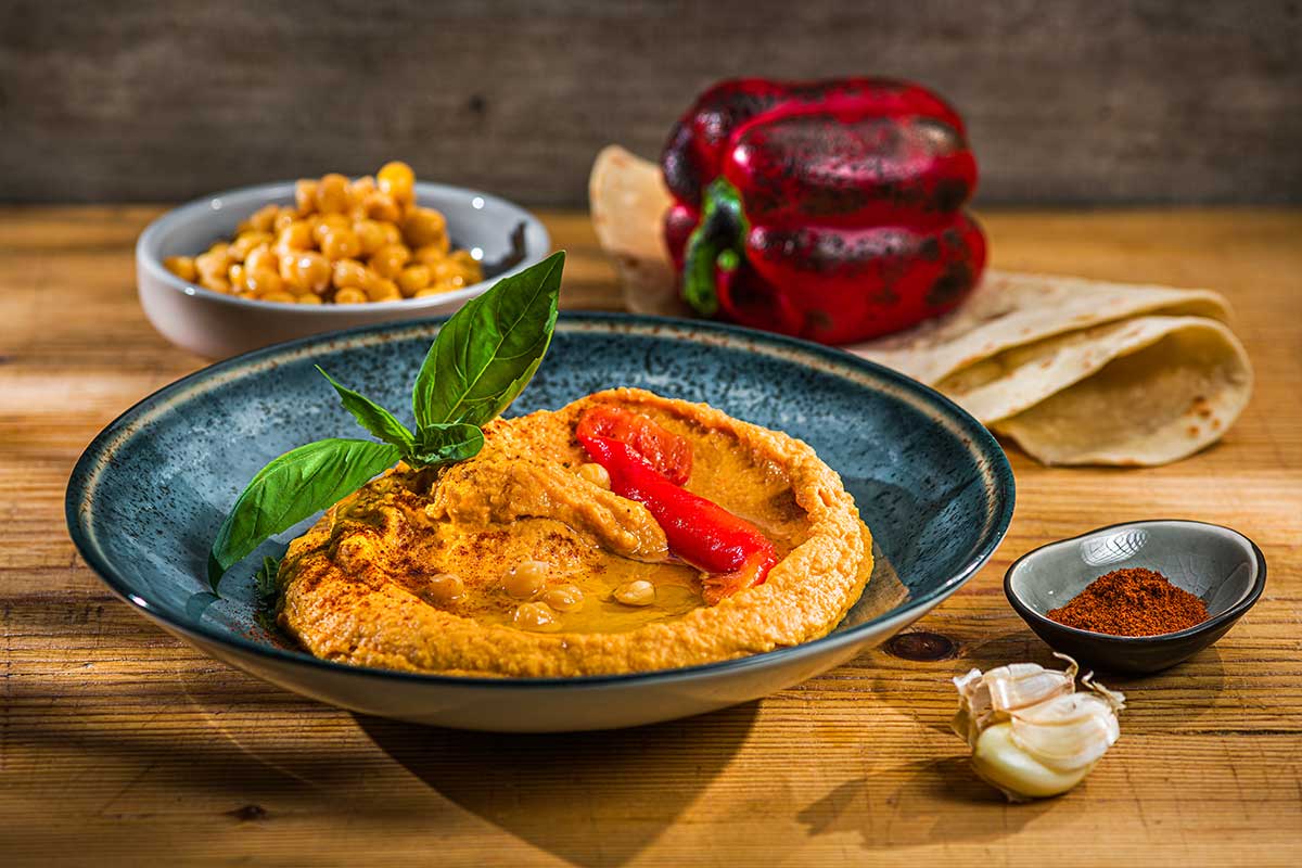 Gegrillter Paprika-Hummus | Rezept