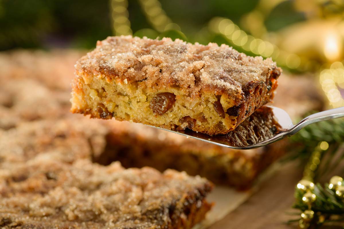 Kartoffel-Christstollen mit Zimt-Zucker | Rezept